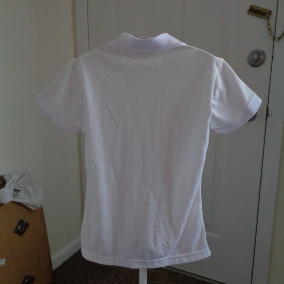L.L. Bean White Polo, Women's Sz S, NWOT - Picture 2 of 3
